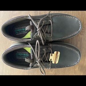 Men’s Sketcher Relaxed Fit Oxford Boat Shoes